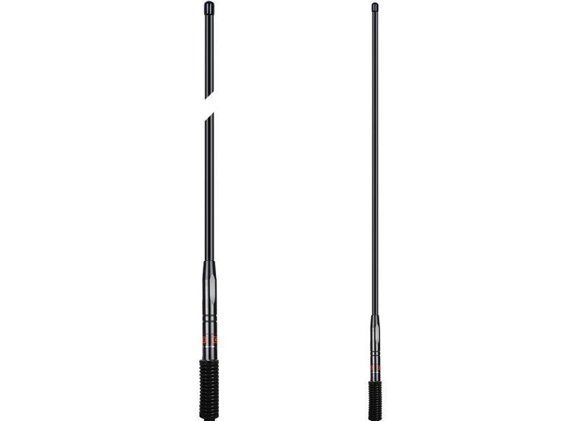 GME Antenna AE4703B UHF 477MHz 1.1 Metre Colinear Aerial With Medium Spring (6.6dBi Gain) Black