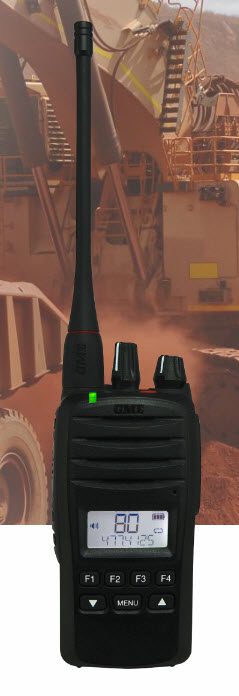GME CP50 UHF Handheld Portable 5 Watt, 2046 Channel UHF 450 – 520MHz with Antenna, Battery, Belt Clip & Charger GME CP50 UHF Handheld Portable 5 Watt, 2046 Channel UHF 450 – 520MHz with Antenna, Battery, Belt Clip & Charger