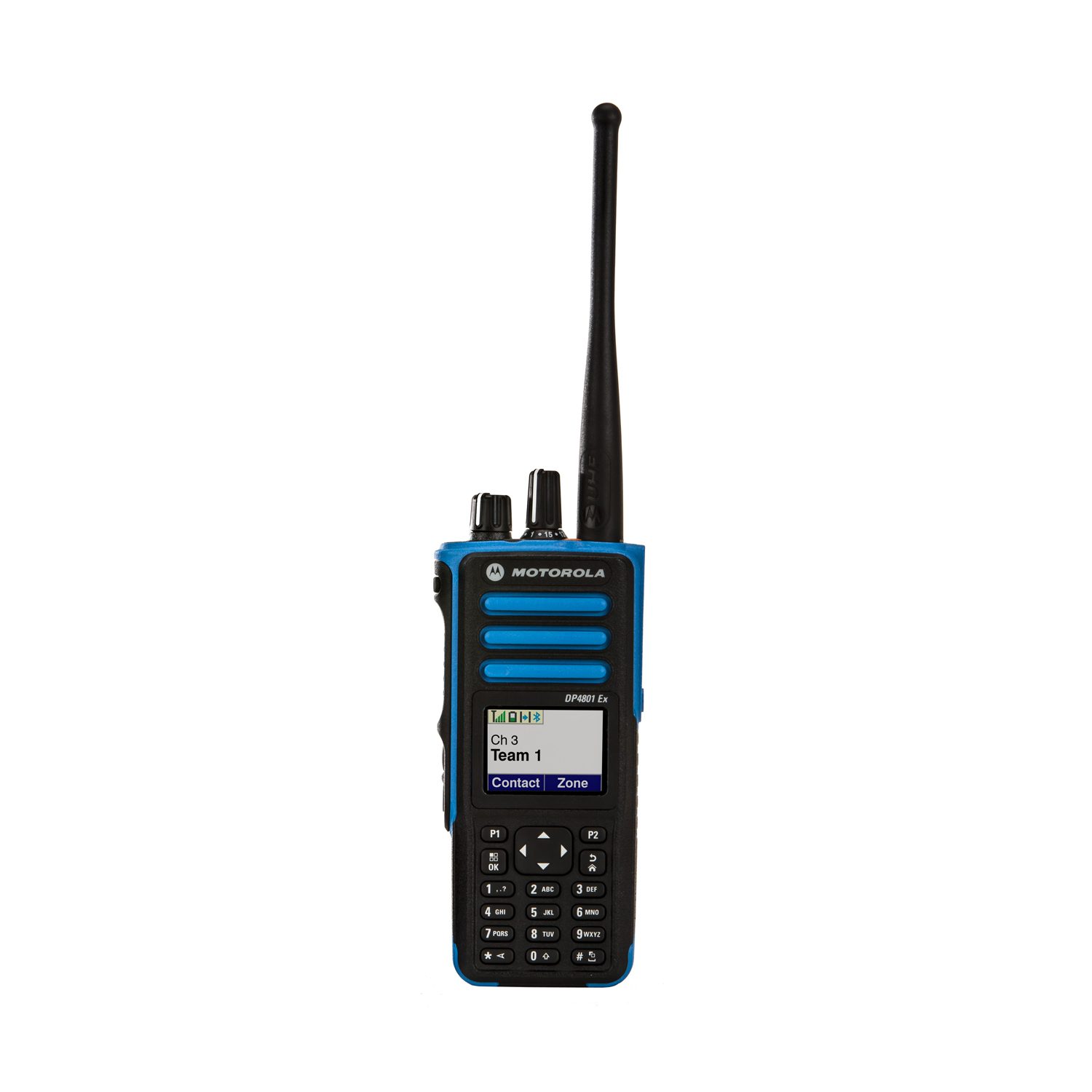 Motorola DP4801 EX ATEX Portable UHF 403-470MHz 1W GPS GOB PBE502HEGEX Full Keypad/display, inc PMAE4084A (QA03265AA) Antenna, NNTN8359A Li-Ion Battery, B/clip & GPS/b Motorola DP4801 EX ATEX Portable UHF 403-470MHz 1W GPS GOB PBE502HEGEX Full Keypad/display, inc PMAE4084A (QA03265AA) Antenna, NNTN8359A Li-Ion Battery, B/clip & GPS/b