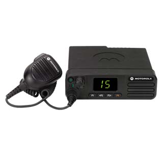 Motorola DM4401e Mobile UHF 450-527MHz Numeric Display Inc Mic, Cradle & Pwr Lead