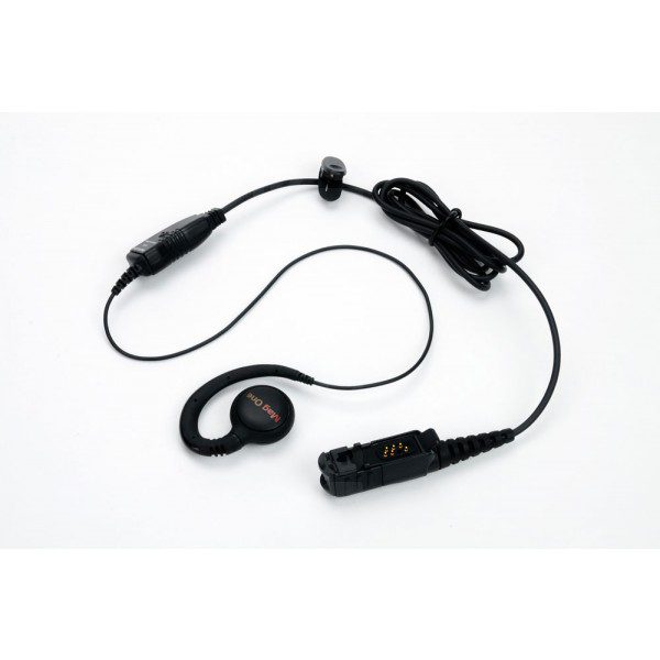 Motorola Surv. Earpiece, In-Line, Swivel, Mic & PTT