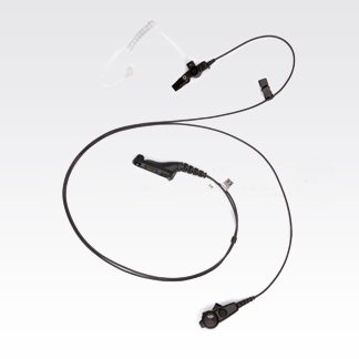Motorola Earpiece PMLN6129A Impres 2 Wire W/trans Tube Black suit DP4000 Series (QA04482AA)