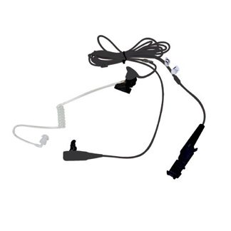 Motorola 2-Wire Surveillance Kit W/Quick Disconnect Clear Acoustic Tube, Black – suits DP2000 series & DP3441/3661 (QA04515AA)