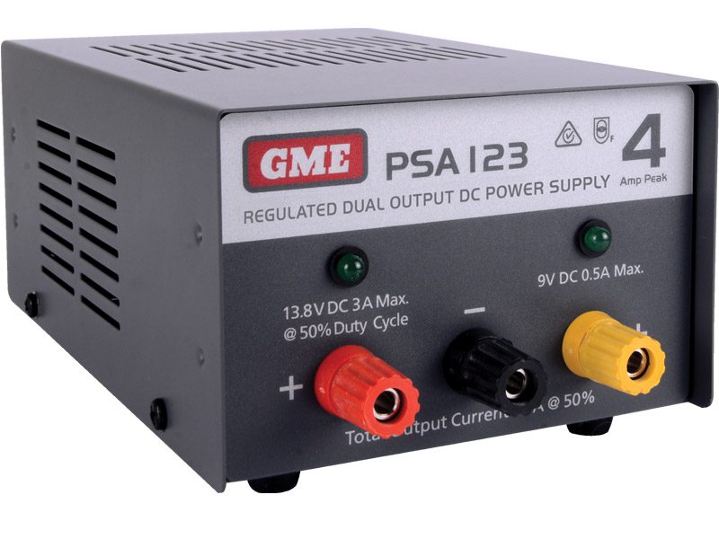 GME Power Supply Regulated (4 Amp Peak) GME Power Supply Regulated (4 Amp Peak)