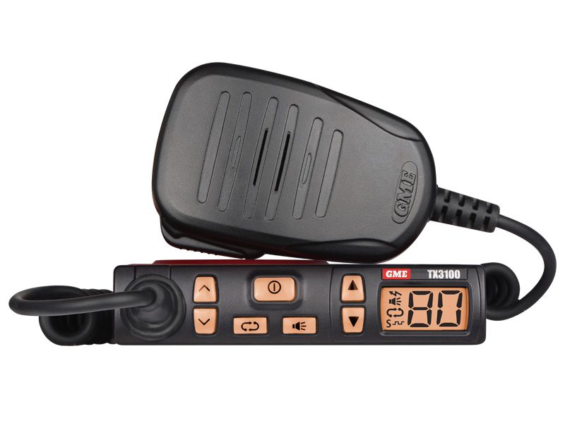 GME TX3100 Mobile UHF 5 Watt 80 Channel Under Dash