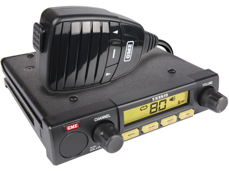 GME TX3510S Mobile UHF 5 Watt 80 Channel Fully Featured Under Dash w/ScanSuite™
